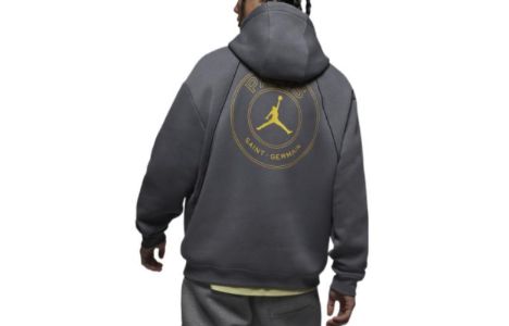 Air Jordan x PSG Hoodie 'Black Gold' DV0612-014 sold by KicksCrew