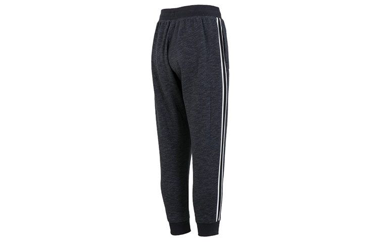 Under Armour Essential Fleece Heritage Joggers 'Black White' 1373817-001 sold by KicksCrew product image thumbnail 2