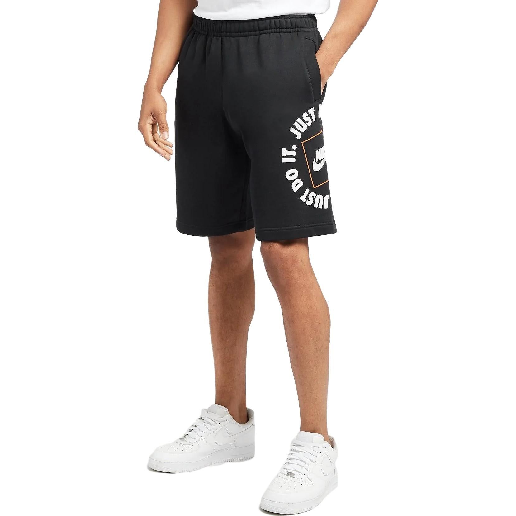 Nike Sportswear Just Do It Fleece Shorts 'Black' DA0182-010 sold by KicksCrew product image thumbnail 4