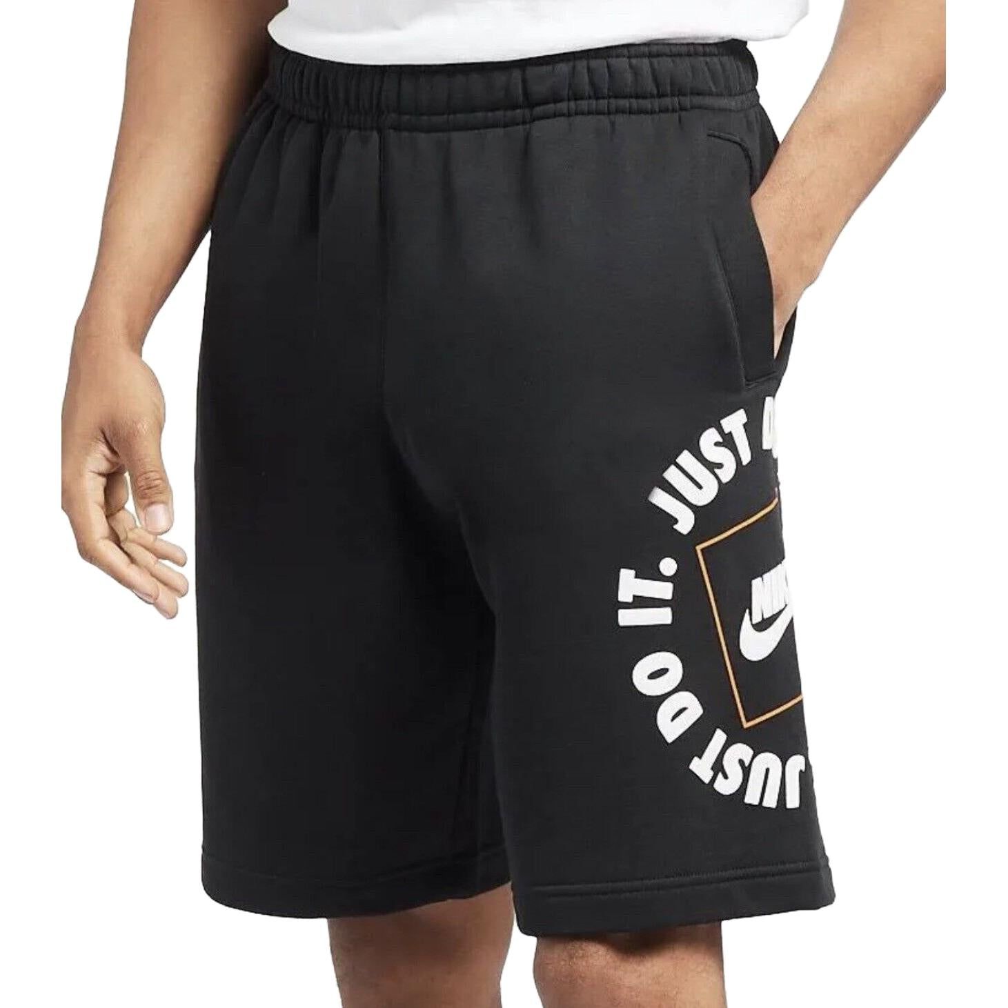 Nike Sportswear Just Do It Fleece Shorts 'Black' DA0182-010 sold by KicksCrew product image thumbnail 2