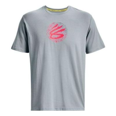 Under Armour Curry Mothers Day Logo T-shirt 'Grey Pink' 1378028-465 sold by KicksCrew