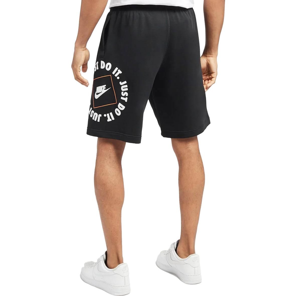 Nike Sportswear Just Do It Fleece Shorts 'Black' DA0182-010 sold by KicksCrew product image thumbnail 3