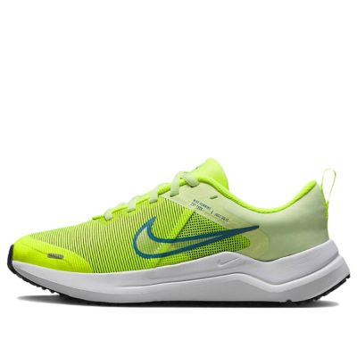 (GS) Nike Downshifter 12 'Volt Bright Spruce' DM4194-700 sold by KicksCrew