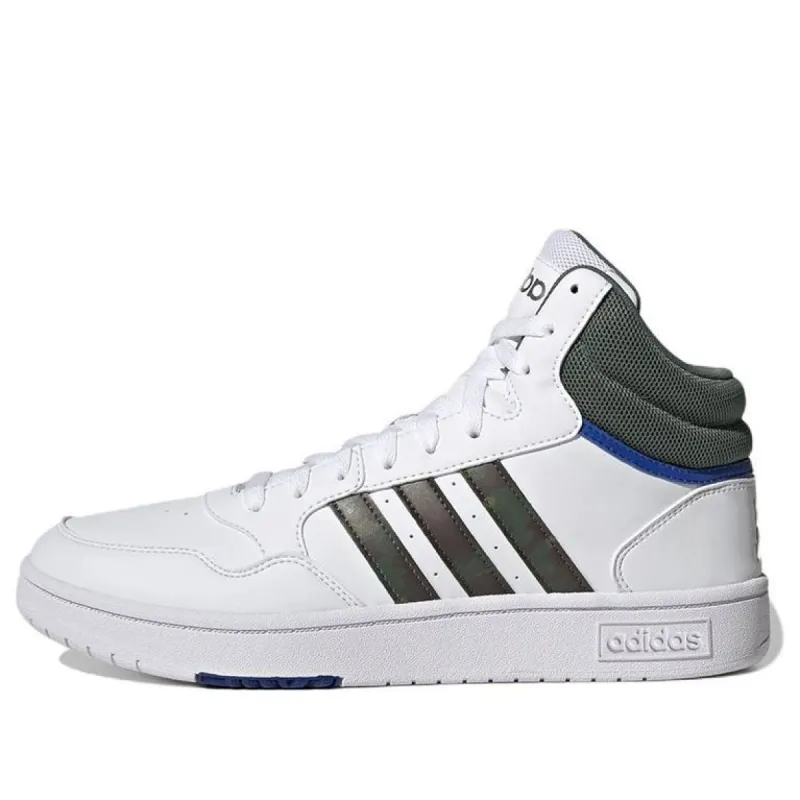 Adidas Hoops 3.0 Mid 'White Green Oxide Camo' GY4747 sold by KicksCrew