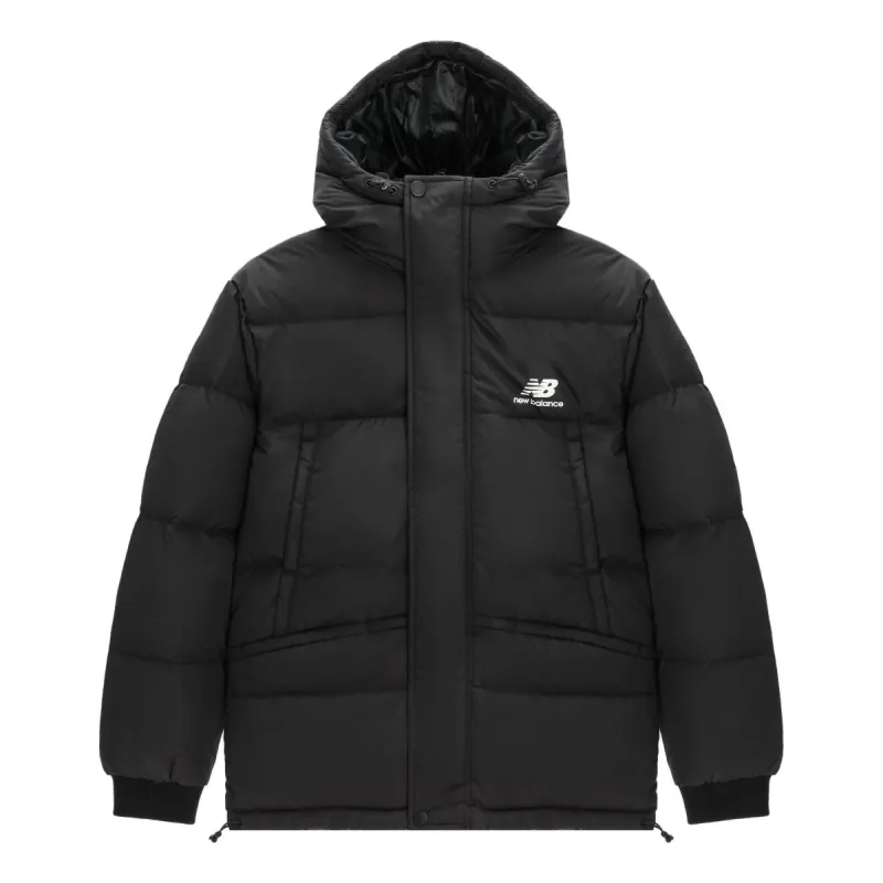 New Balance Warm Winter Down Jacket 'Black' AMJ23344-BK sold by KicksCrew