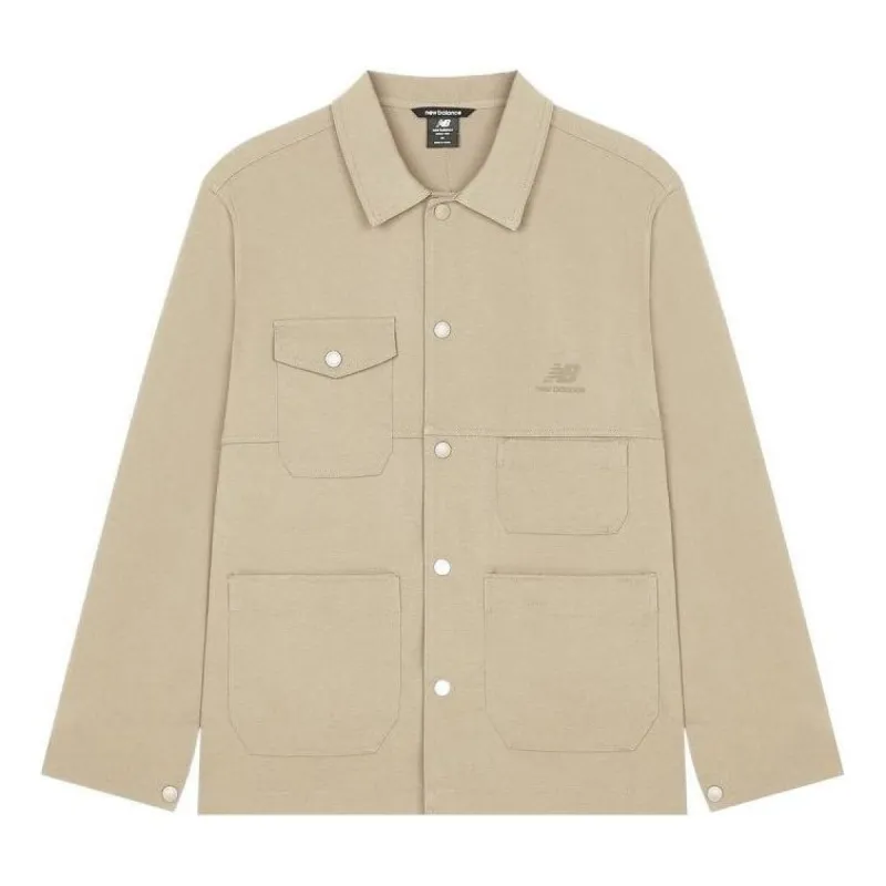 New Balance FW22 Cotton Shirt 'Beige' AMJ23321-DRI sold by KicksCrew