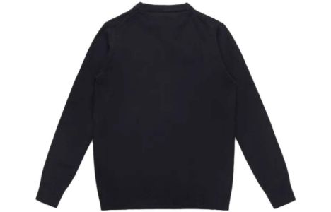 COMME des GARCONS PLAY V-Neck Pullover Red Emblem 'Black' AZ-N002-051-1 sold by KicksCrew