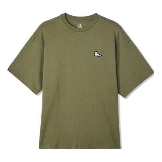 Converse Sneaker Patch Tee 'Green' 10023850-A02 sold by KicksCrew