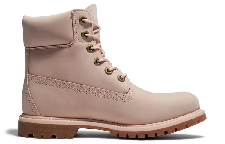 (WMNS) Timberland Premium 6 Inch Waterproof Boots 'Light Pink Nubuck' A5SRF662 sold by KicksCrew product image thumbnail 2