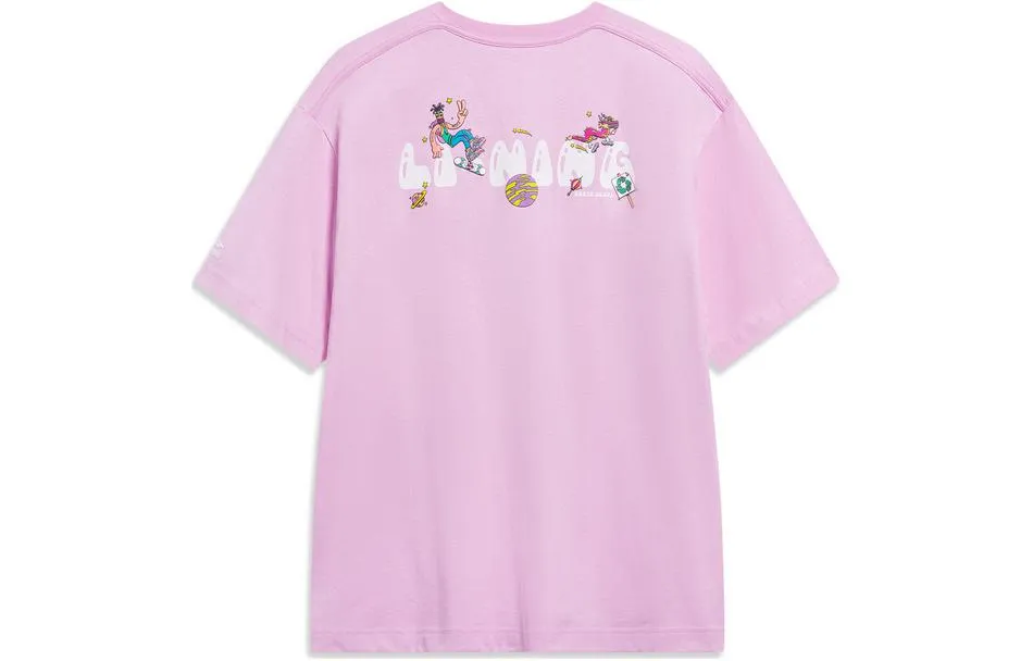 Li-Ning x Steven Harrington Graphic T-shirt 'Pink' AHST093-1 sold by KicksCrew product image thumbnail 2