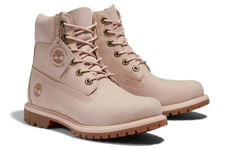 (WMNS) Timberland Premium 6 Inch Waterproof Boots 'Light Pink Nubuck' A5SRF662 sold by KicksCrew product image thumbnail 3