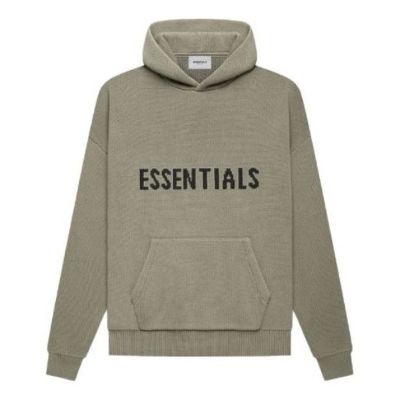 Fear of God Essentials FW21 Knit Hoodie 'Pistachio' FOG-FW21-013 sold by KicksCrew