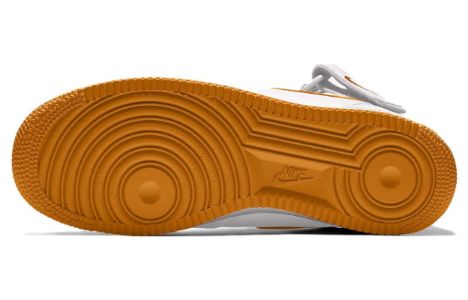 Nike Air Force 1 Mid By You Custom 'White Orange' DV3908-900 sold by KicksCrew