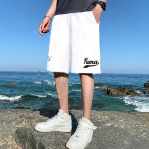 Puma Essential Sweat Shorts 'White' 536934-65 sold by KicksCrew
