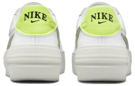 (WMNS) Nike Air Force 1 PLT.AF.ORM 'White Oil Green' FJ4739-100 sold by KicksCrew
