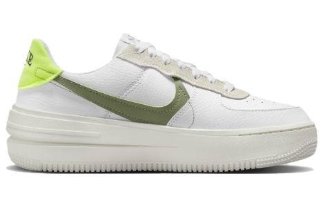 (WMNS) Nike Air Force 1 PLT.AF.ORM 'White Oil Green' FJ4739-100 sold by KicksCrew