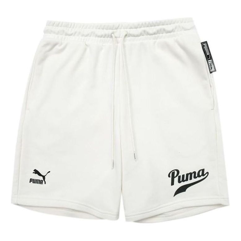 Puma Essential Sweat Shorts 'White' 536934-65 sold by KicksCrew