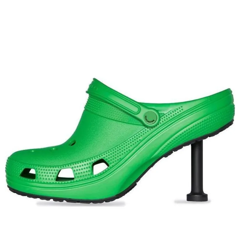 (WMNS) Crocs x Balenciaga Shoes 'Green' 677390W1S8E3033 sold by KicksCrew