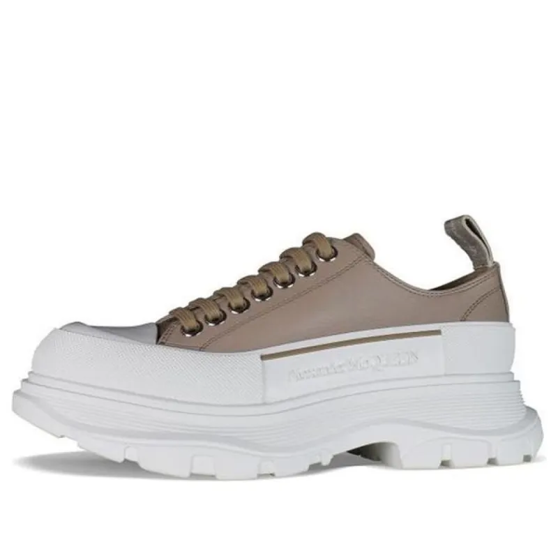 Alexander McQueen Basse Tread Slick Sneakers 'Beige White' 682418W4RJ42623 sold by KicksCrew