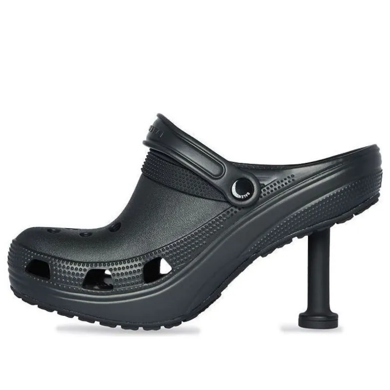 (WMNS) Crocs x Balenciaga Shoes 'Black' 677390W1S8E1000 sold by KicksCrew