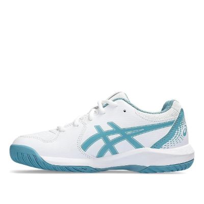 (GS) ASICS Gel-Dedicate 8 'White Gris Blue' 1044A077-100 sold by KicksCrew