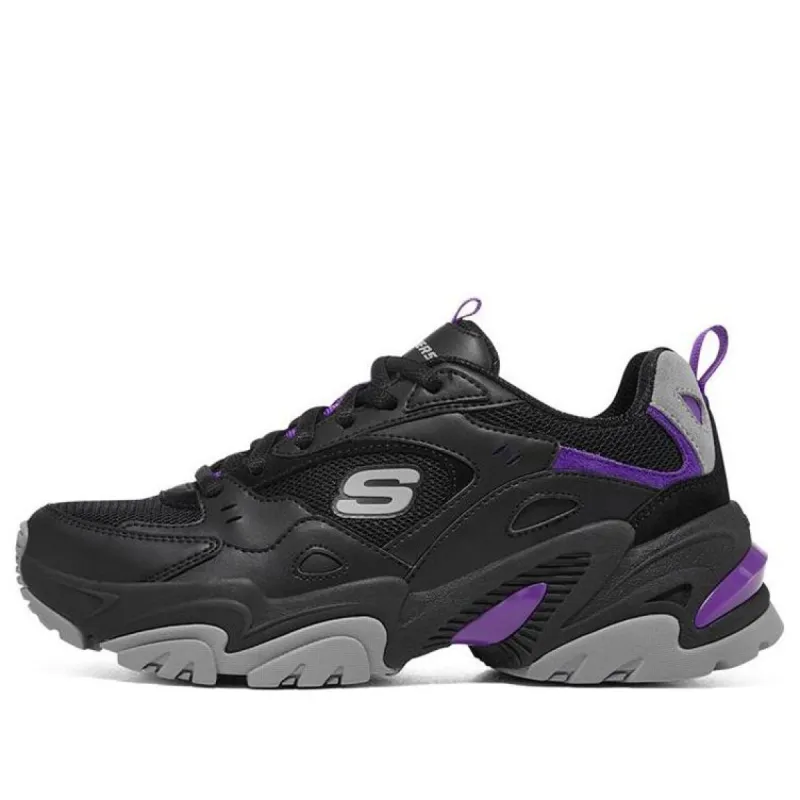 (WMNS) Skechers Stamina V2 'Black Purple' 149916-BKPR sold by KicksCrew
