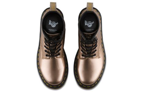 (WMNS) Dr. Martens Vegan 1460 Metallic Chrome 'Rose Gold' 24865716 sold by KicksCrew