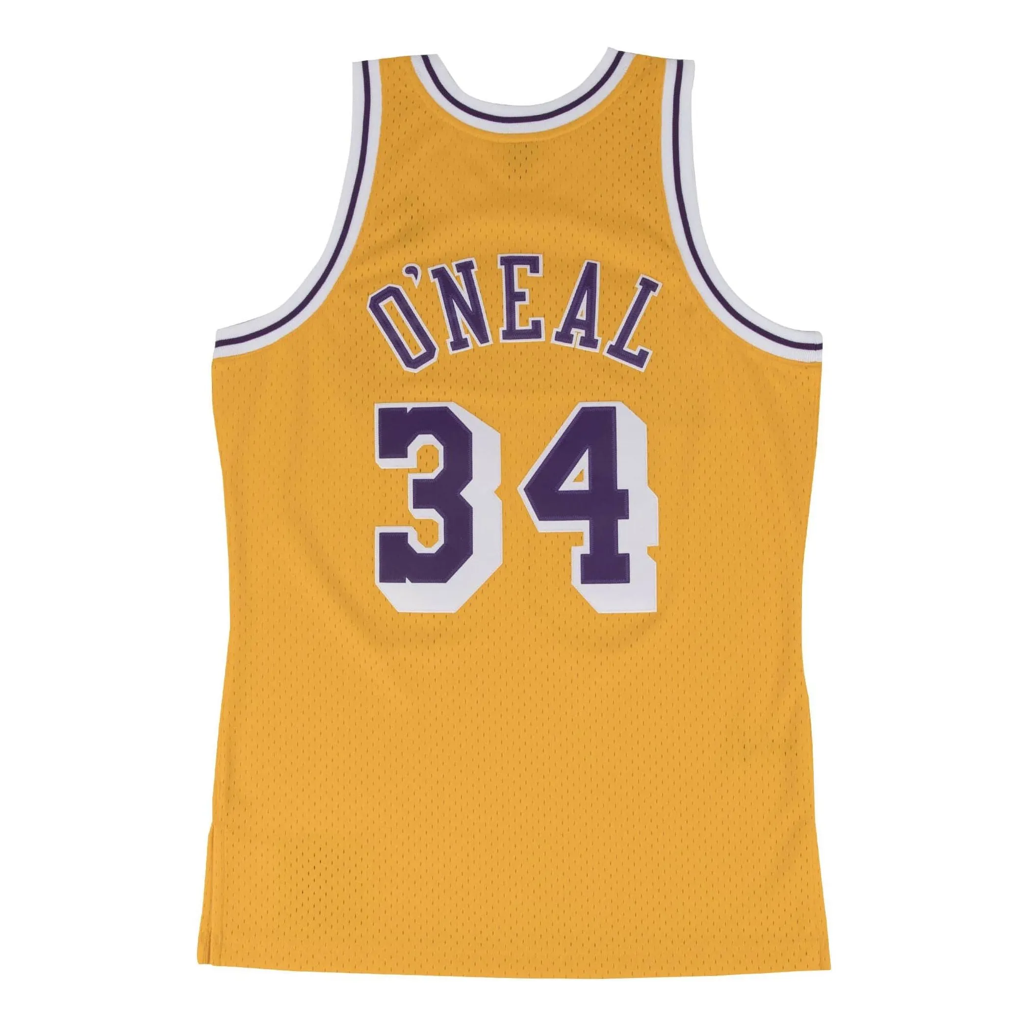 Mitchell & Ness x NBA Los Angeles Lakers 1996-97 Home Swingman Jersey 'Shaquille O'Neal 34' SMJYGS18177-LALLTGD96SON sold by KicksCrew product image thumbnail 2