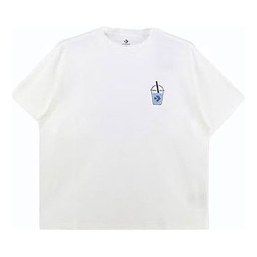 Converse Loose Fit Tea Tee 'White' 10025239-A02 sold by KicksCrew product image thumbnail 2