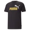 PUMA Logo T-Shirt 'Black' 586759-91 sold by KicksCrew