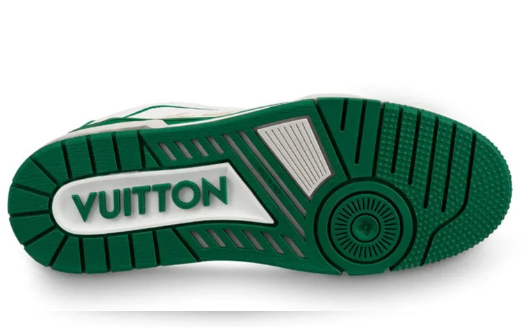 LOUIS VUITTON Trainer Sneakers 'White Green' 1A54HM sold by KicksCrew product image thumbnail 4