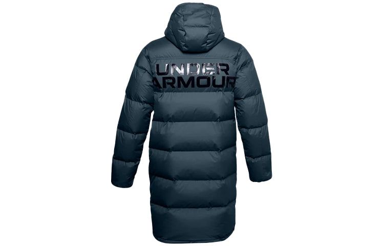 Under Armour Sportstyle Graphic Bench Down Jacket 'Navy' 1355855-467 sold by KicksCrew product image thumbnail 2