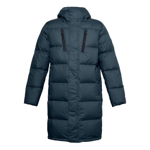 Under Armour Sportstyle Graphic Bench Down Jacket 'Navy' 1355855-467 sold by KicksCrew