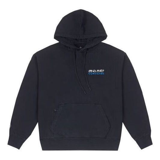 Converse Logo Skate Hoodie 'Black' 10026551-A01 sold by KicksCrew