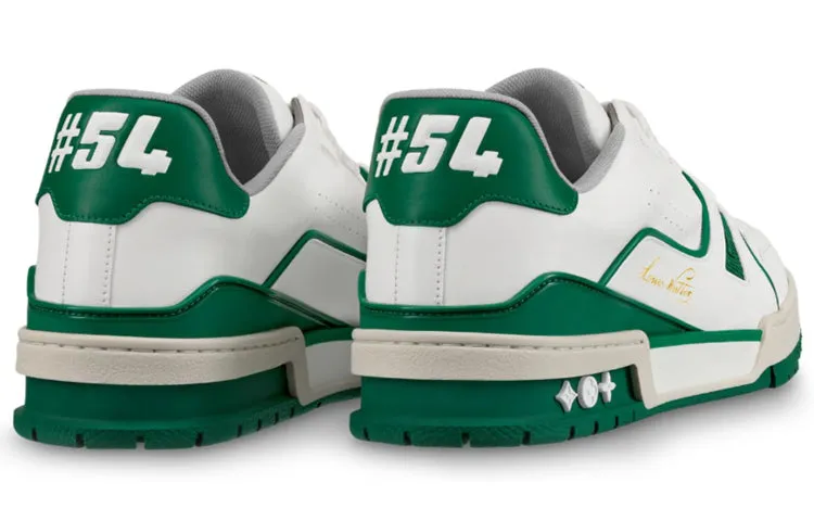 LOUIS VUITTON Trainer Sneakers 'White Green' 1A54HM sold by KicksCrew product image thumbnail 3