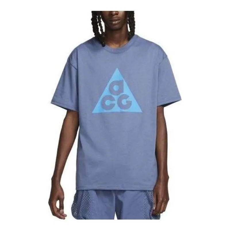 Nike ACG Big Logo T-Shirt 'Diffused Blue' DJ3644-491 sold by KicksCrew