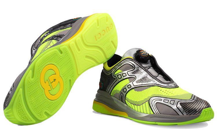 GUCCI Ultrapace R Sneakers 'Silver Green' 623109-H9T30-8495 sold by KicksCrew product image thumbnail 5