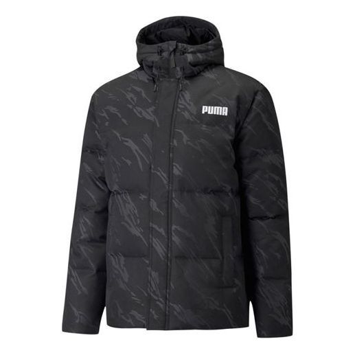 PUMA Down Jacket 'Black White' 846320-01 sold by KicksCrew