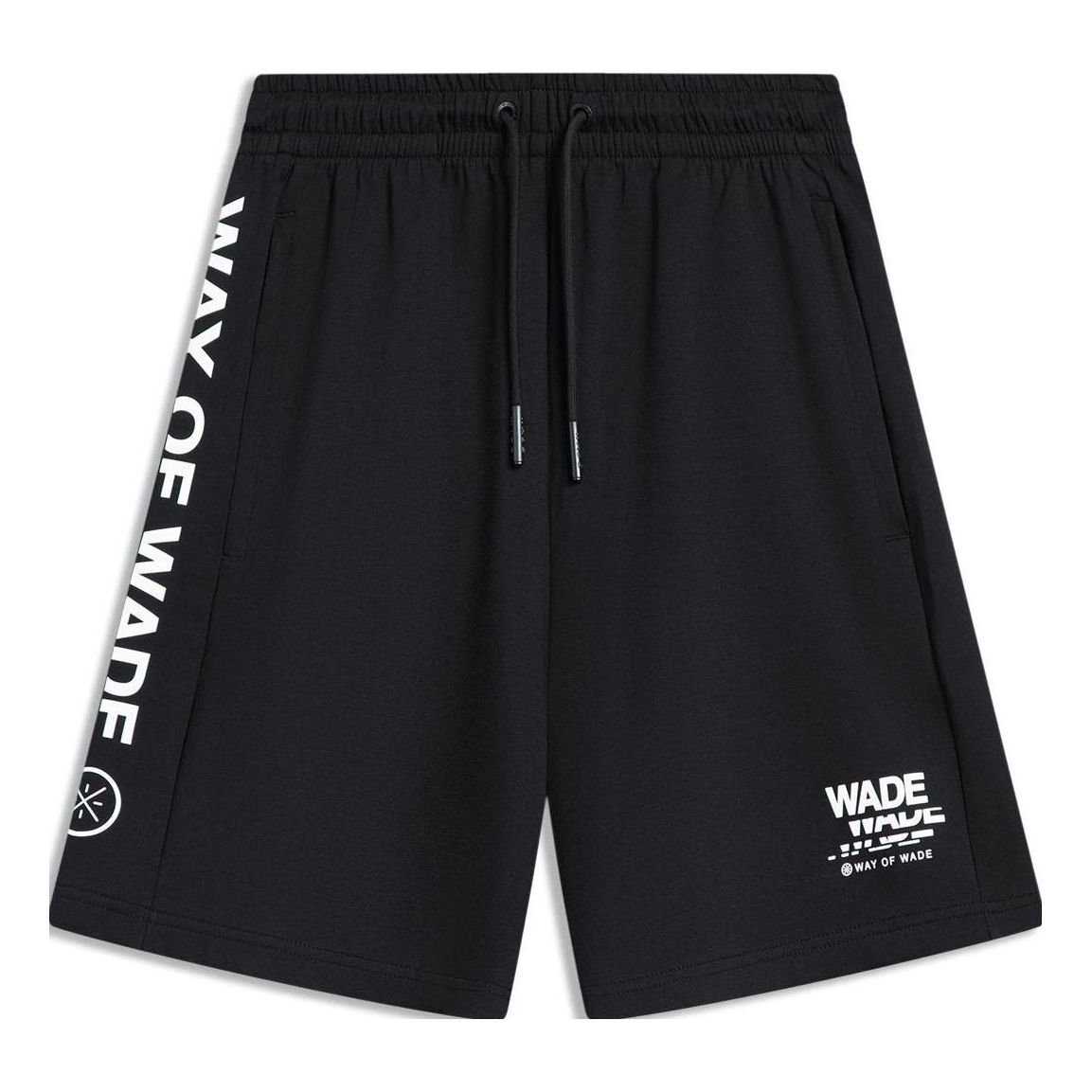Li-Ning Way Of Wade Graphic Shorts 'Black White' AKST319-1 sold by KicksCrew