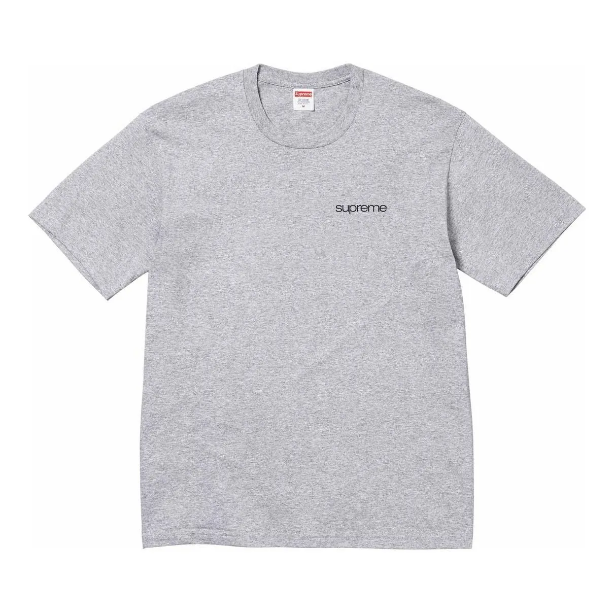 Supreme NYC Logo T-Shirt 'Grey Black' SUP-FW23-256 sold by KicksCrew