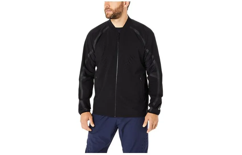 ASICS ACTIBREEZE Laser Perforated Jacket 'Performance Black' 2031E606-001 sold by KicksCrew product image thumbnail 3
