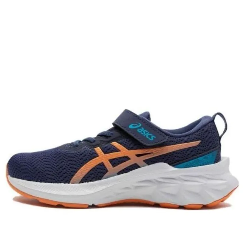 (PS) Asics Novablast 2 Shoes 'Indigo Blue Sun Peach' 1014A236-402 sold by KicksCrew