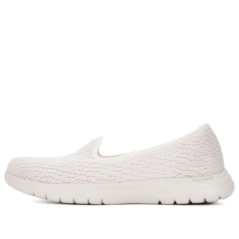 (WMNS) Skechers ON THE GO Flex 'White' 136505-NAT sold by KicksCrew
