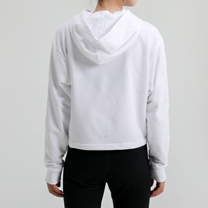 (WMNS) Puma Amplified Cropped Tr Hoodie 'White Black' 586592-02 sold by KicksCrew product image thumbnail 4