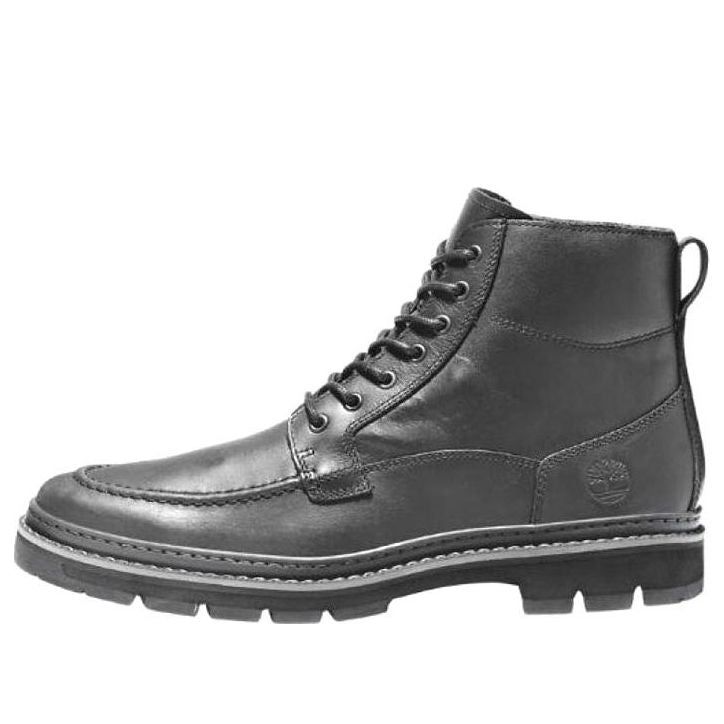 Timberland Port Union Moc Toe Waterproof Leather Boot 'Black' A28ZD015 sold by KicksCrew