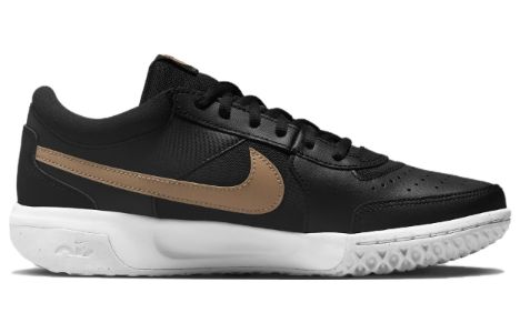 (WMNS) Nike Court Air Zoom Lite 3 'Black Metallic Gold' DV3279-001 sold by KicksCrew
