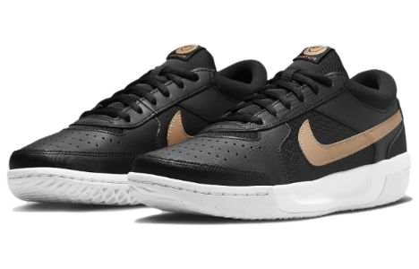 (WMNS) Nike Court Air Zoom Lite 3 'Black Metallic Gold' DV3279-001 sold by KicksCrew