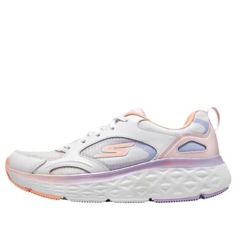 (WMNS) Skechers Max Cushioning Delta Running Shoes 'White Orange Purple' 129128-WPK sold by KicksCrew