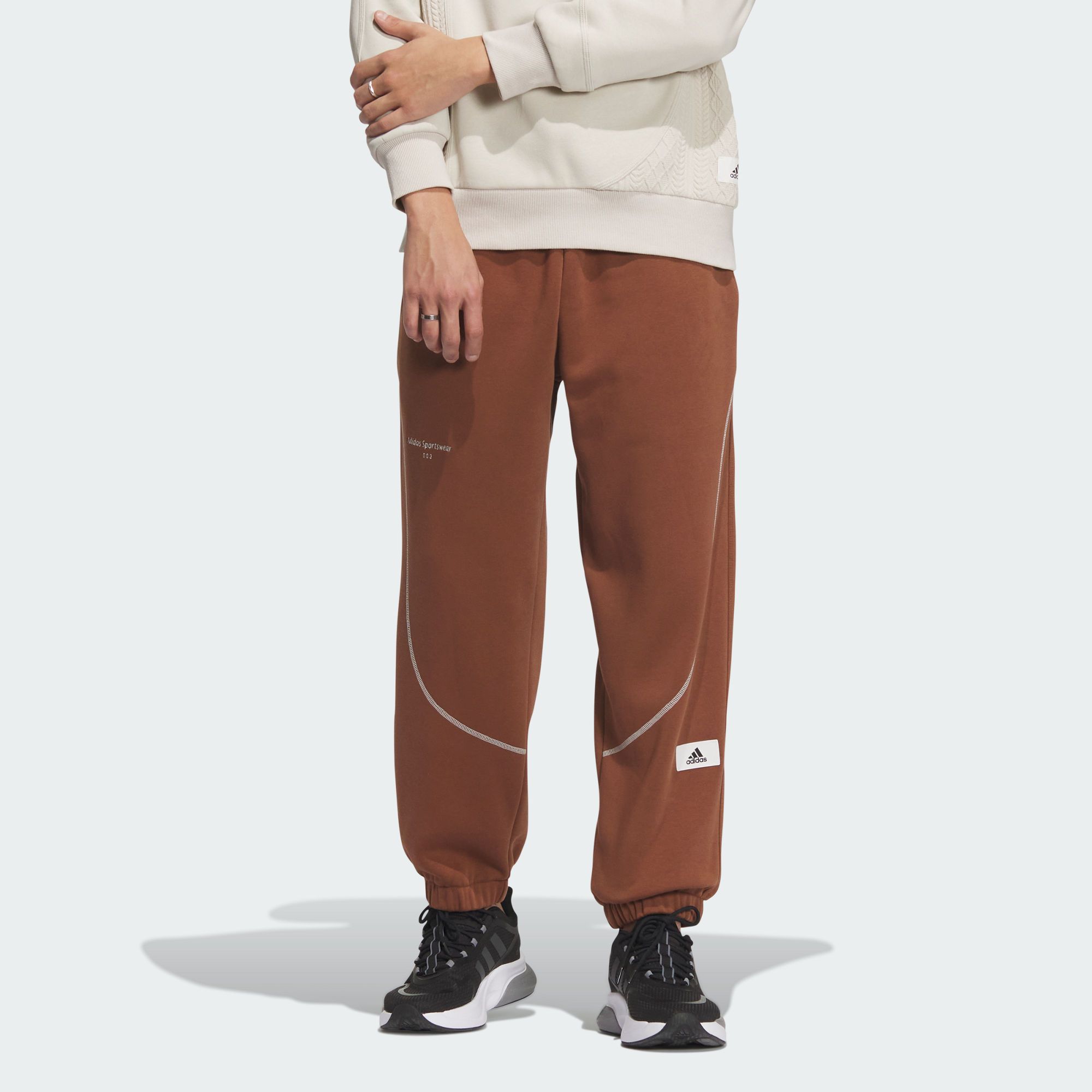 Adidas St Side Knit Pants 'Brown' IP4977 sold by KicksCrew product image thumbnail 3