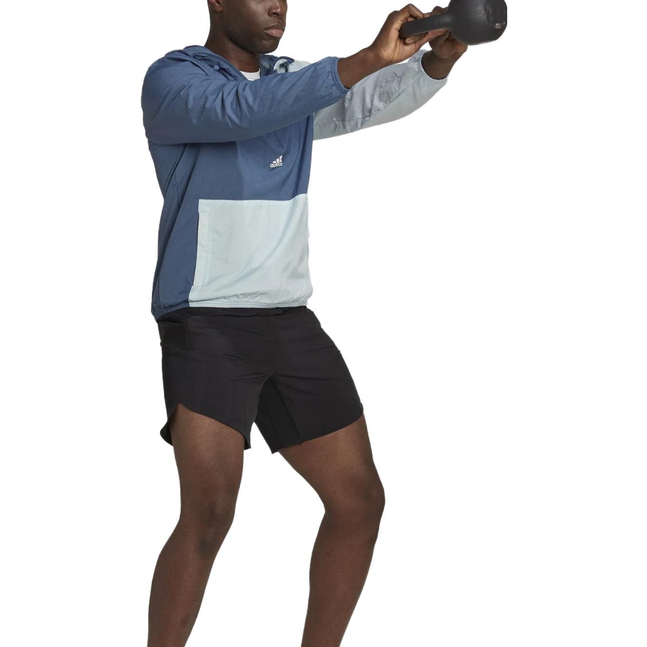 adidas Training 1/2-Zip Colourblock Track Top 'Wonder Steel' HZ9707 sold by KicksCrew product image thumbnail 4